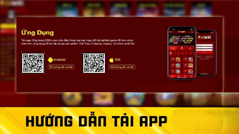 cach tai app 33win ve thiet bi